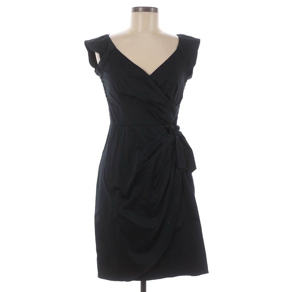 Nanette Lepore Black Wrap Dress Size 2